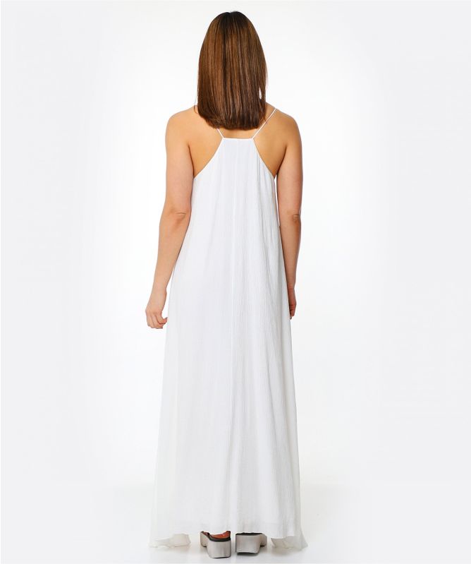 NU London Long Draped Hem Dress