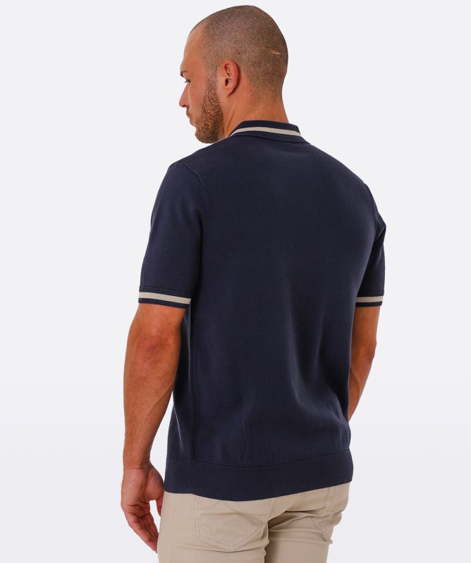 Fred Perry Textured Knit Polo Shirt