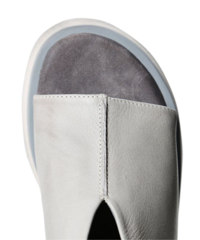 Lofina Perla Gasoline Leather Open Toe Shoes