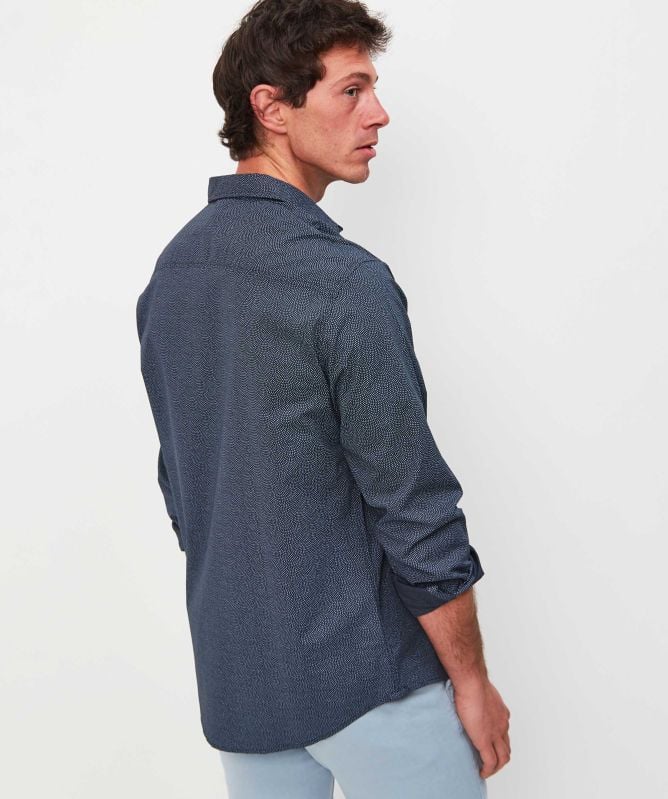 Replay Micro-Pattern Shirt