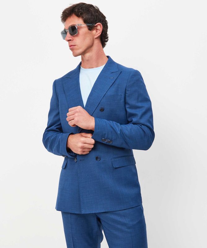 Seinse Slim Fit Double Breasted Suit