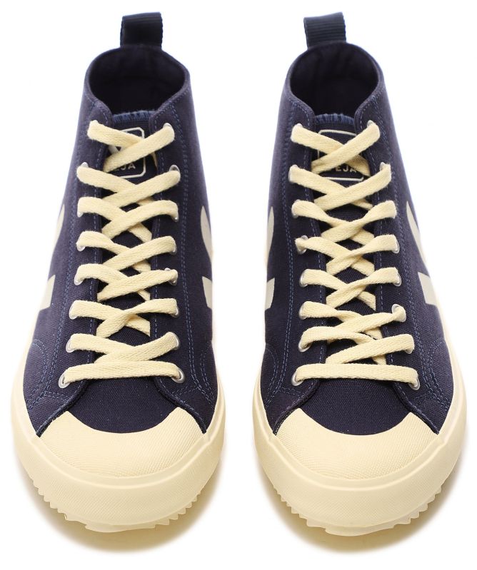 VEJA Mens Canvas High Top Nova Sneakers