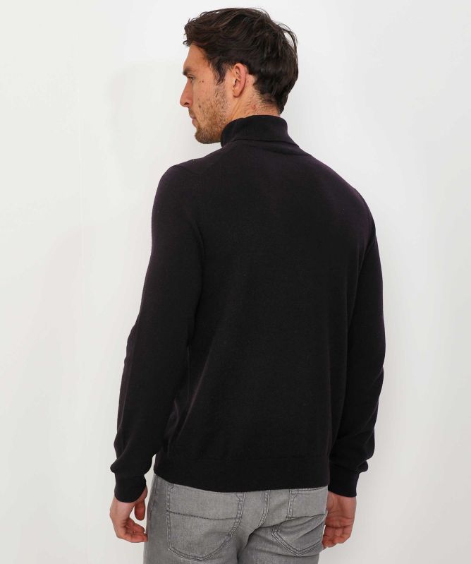 Gran Sasso Wool Cashmere Turtleneck Jumper