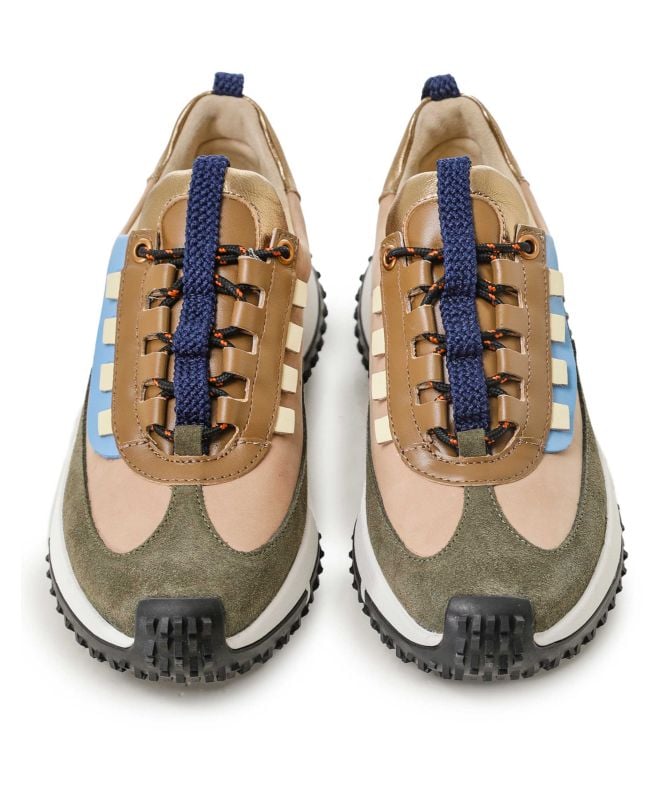 4CCCCEES Kapok Pinto Platform Trainers