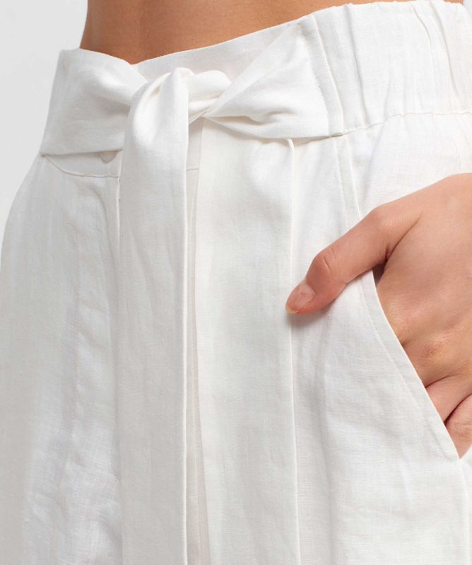 NU London Tie Waist Wide-Leg Trousers