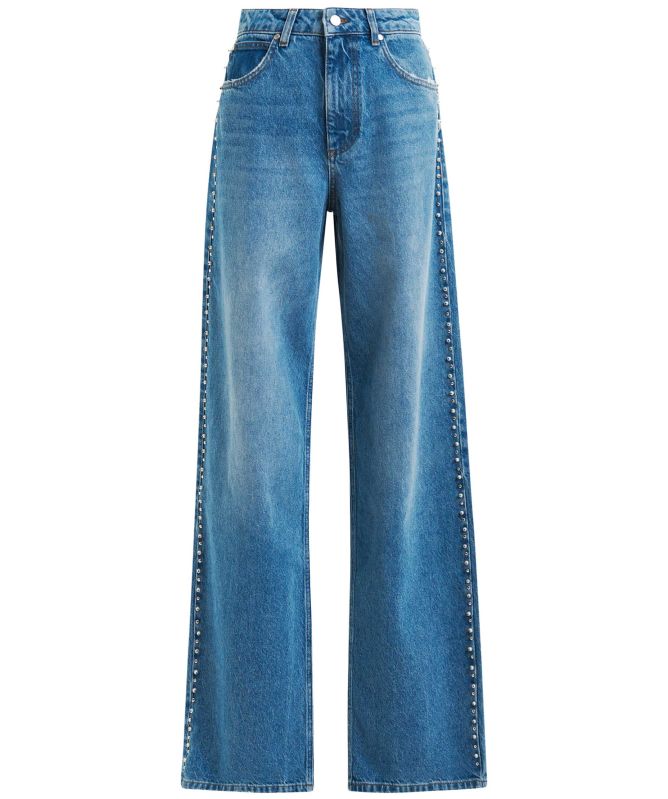 Essentiel Antwerp Interesting Embellished Straight Leg Jeans
