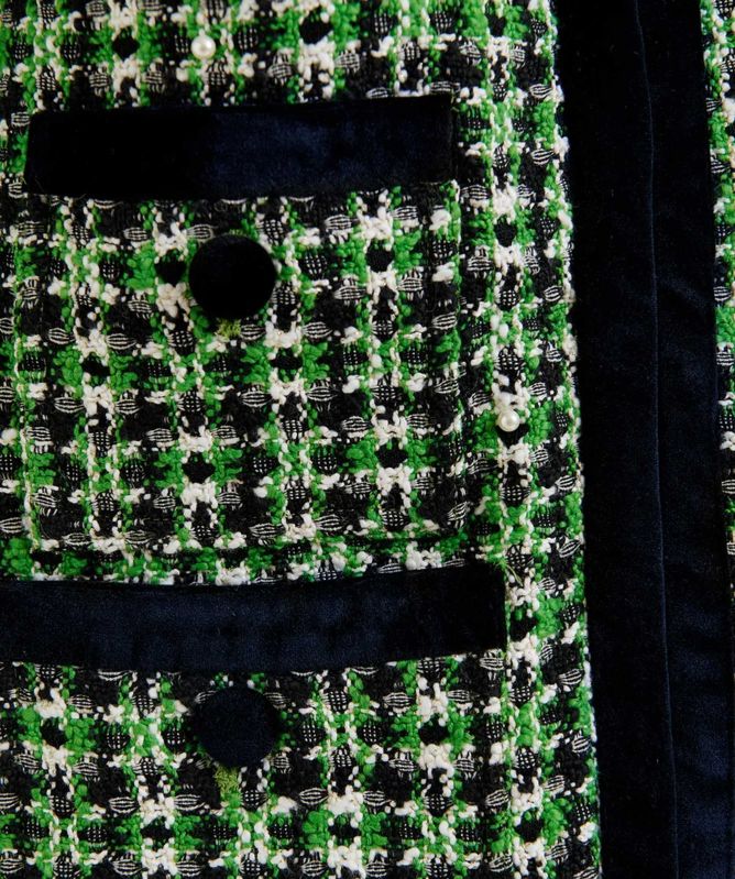 Essentiel Antwerp Homework Embellished Tweed Jacket