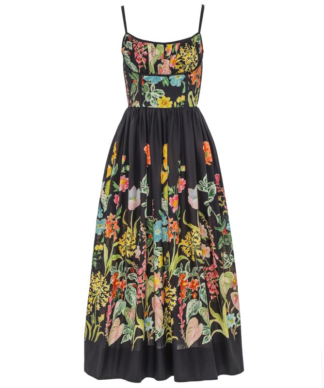Lavi Tarante Floral Midi Dress