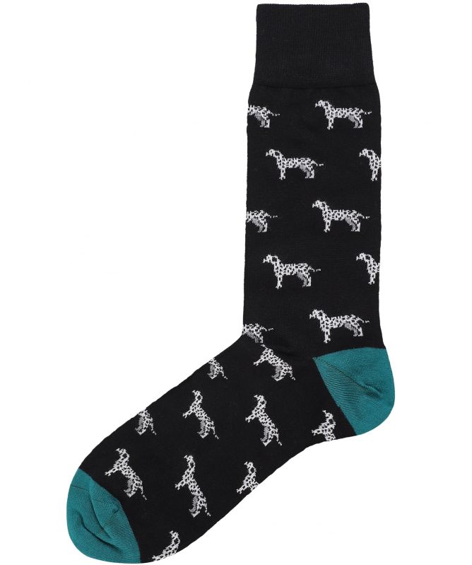 J. Blades Cotton Blend Dalmatian Socks
