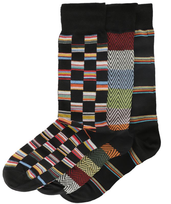 Paul Smith Mixed Pattern Socks 3 Pack