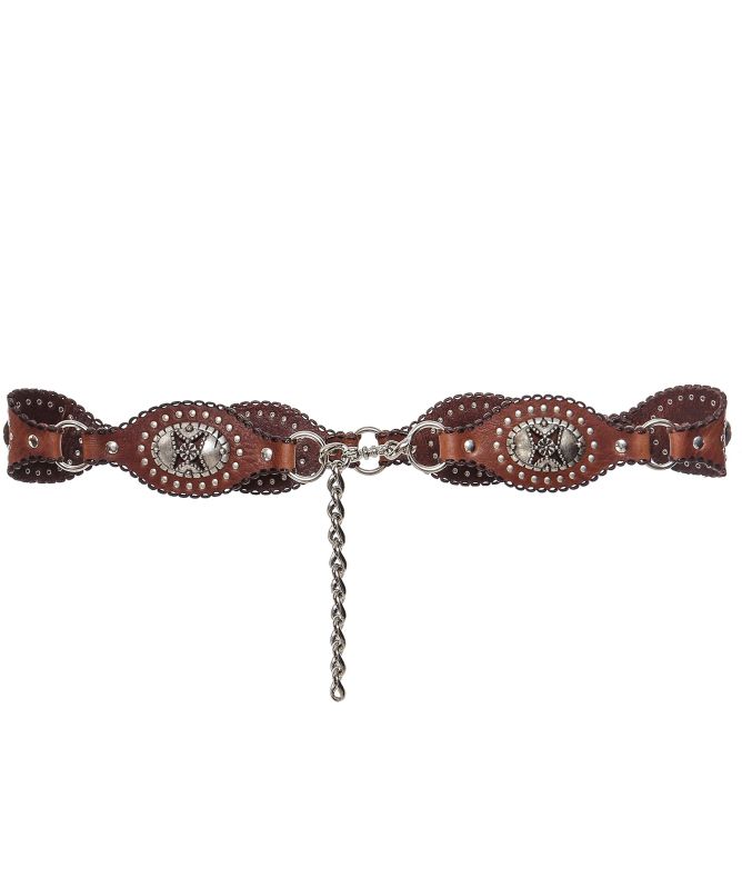 Nanni Ornate Leather Belt