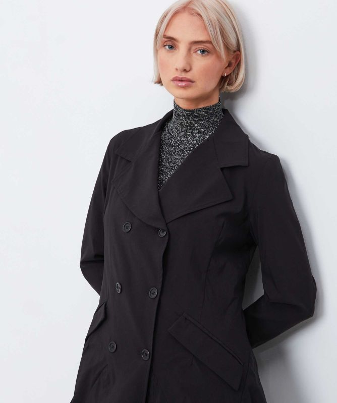 Manesera Double-Breasted Coat