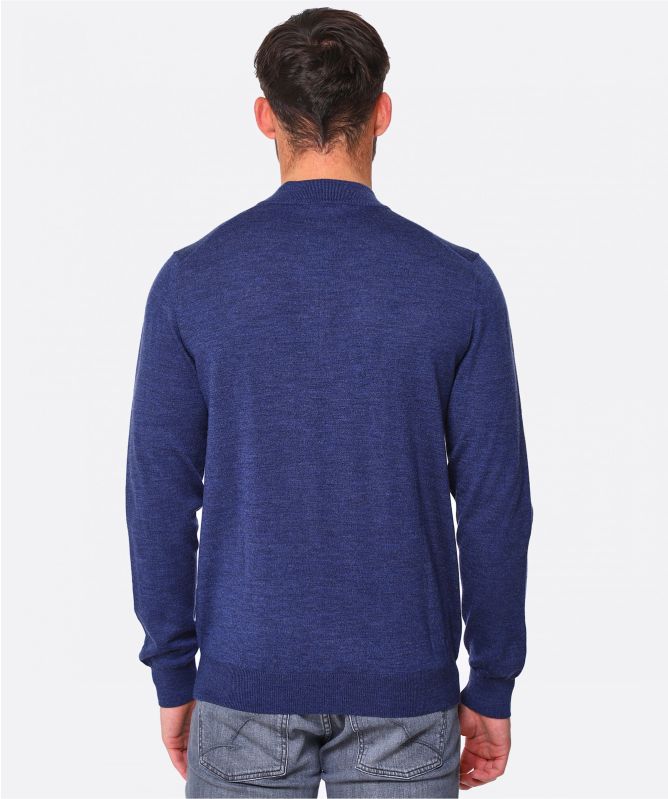 Thomas Maine Merino Wool Half-Zip Sweater