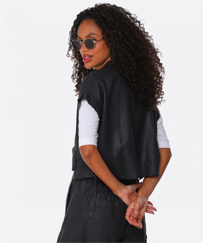 Lurdes Bergada Oversized Coated Vest