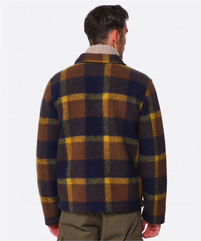 Universal Works Plaid Fleece Field Jacket