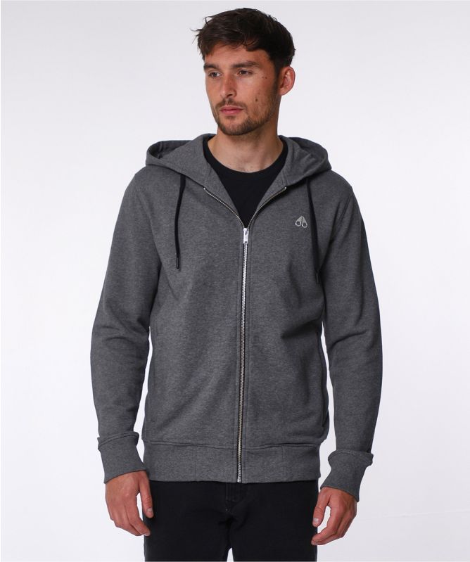 Moose Knuckles Zip-Through Hornaway Hoodie