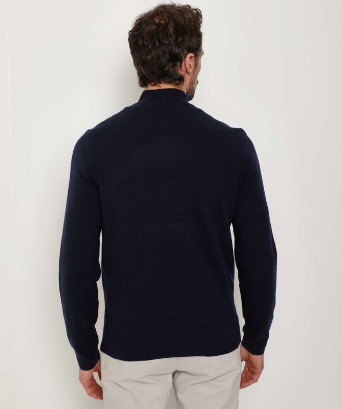 BOSS Virgin Wool Zip Emarlo Jumper