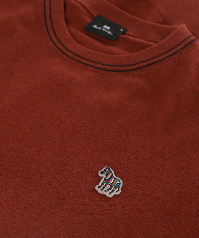 Paul Smith Zebra Badge Crew Neck Sweater