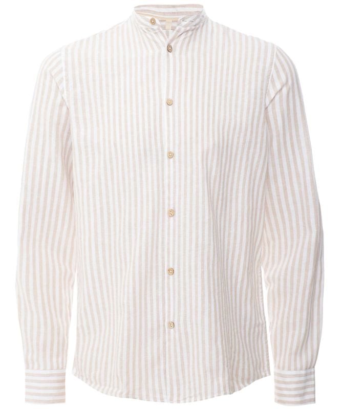 Seinse Linen Cotton Striped Shirt