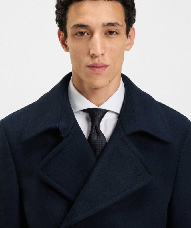 BOSS Wool Cashmere H-Hyde Peacoat