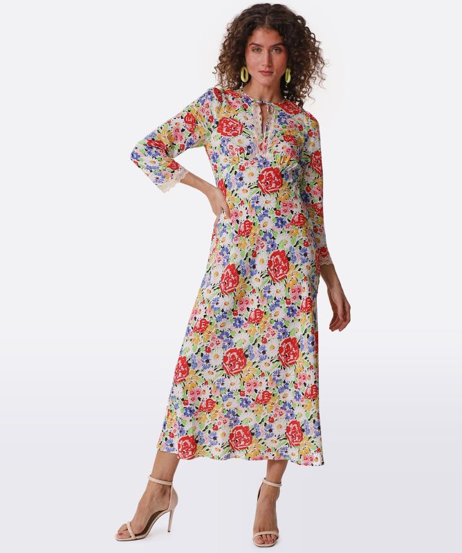 knee length dresses for ladies ANGELICA MAXI DRESS main image 1