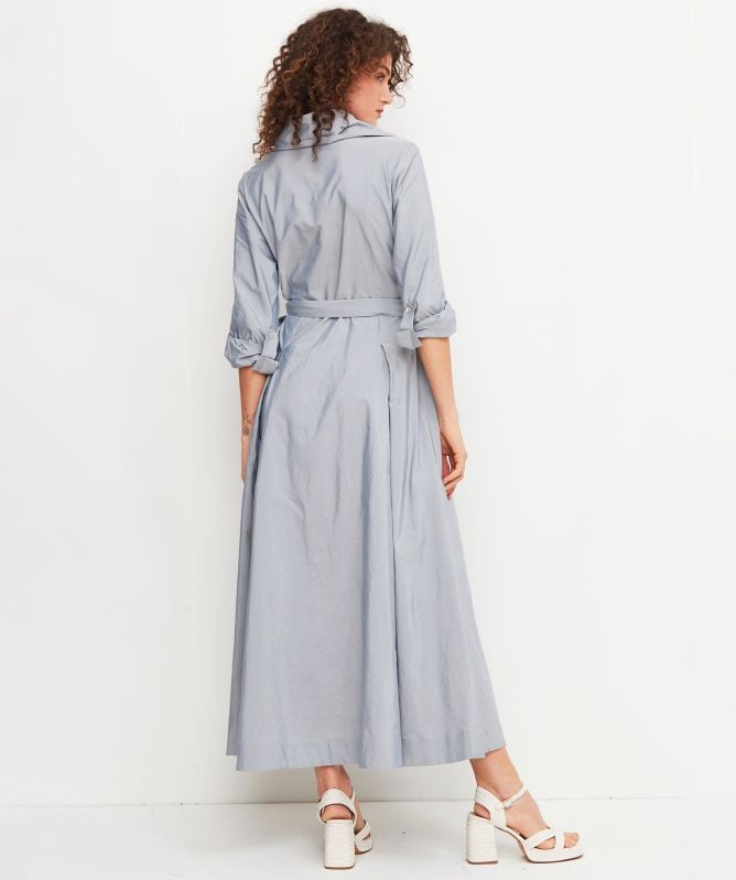 Bize Taffeta Wrap Dress