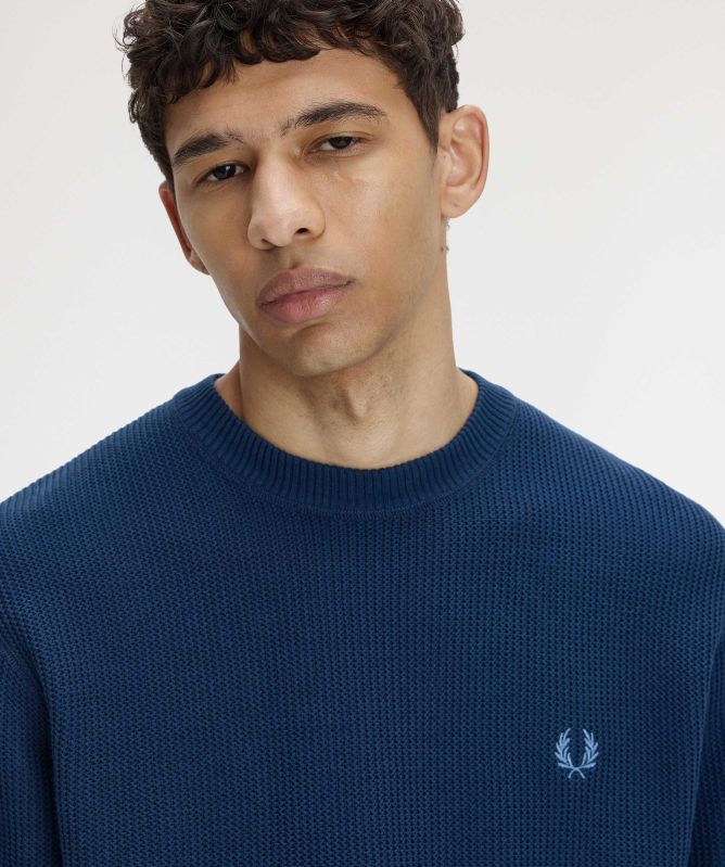 Fred Perry Textured Crew Sweater