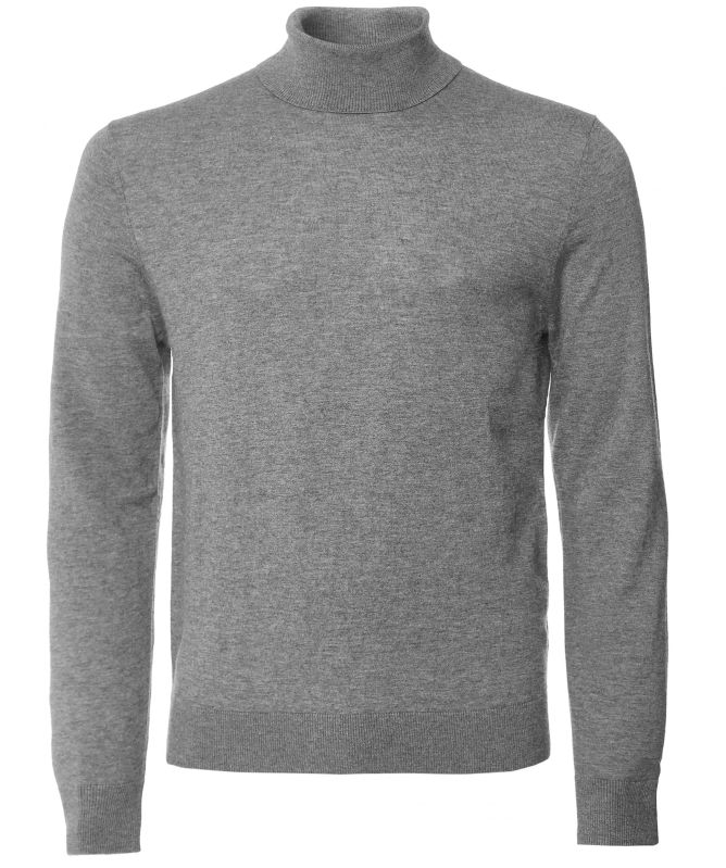 Hackett Wool Silk Cashmere Roll Neck Sweater