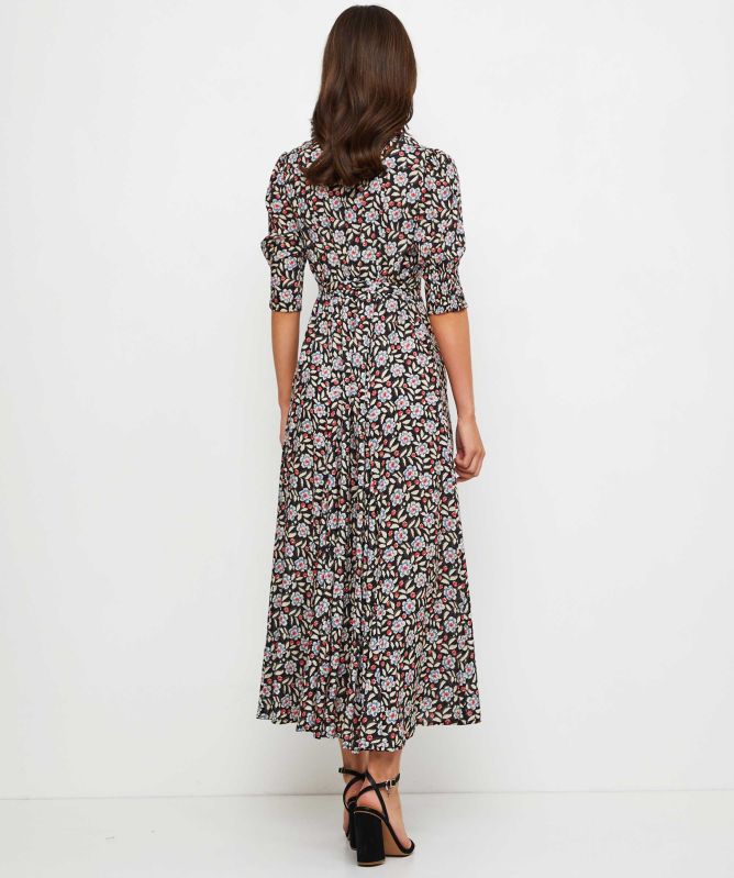 RIXO Bloom Shirt Dress