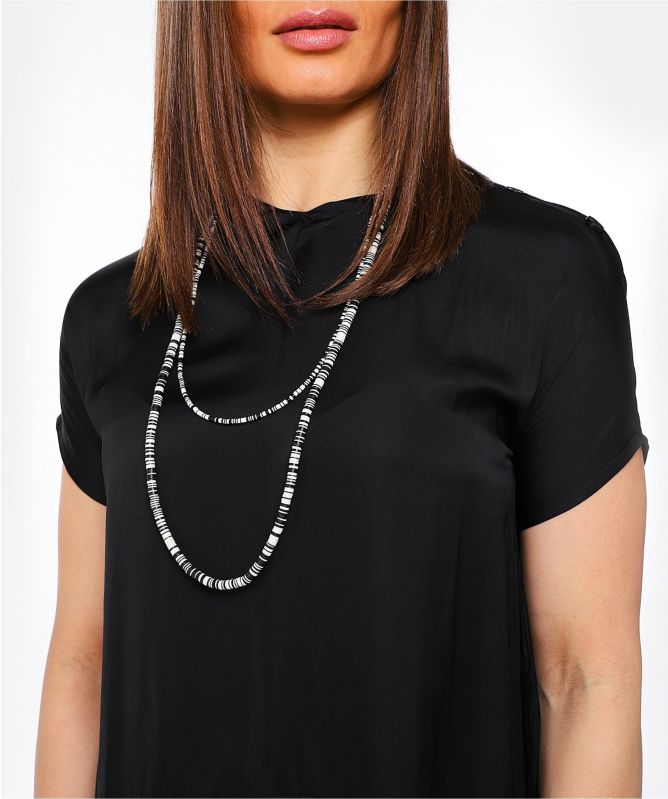 NU London Layered Stripe Necklace