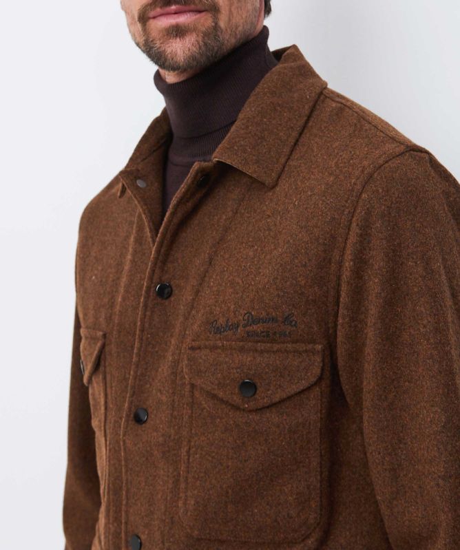 Replay Melton Wool Overshirt