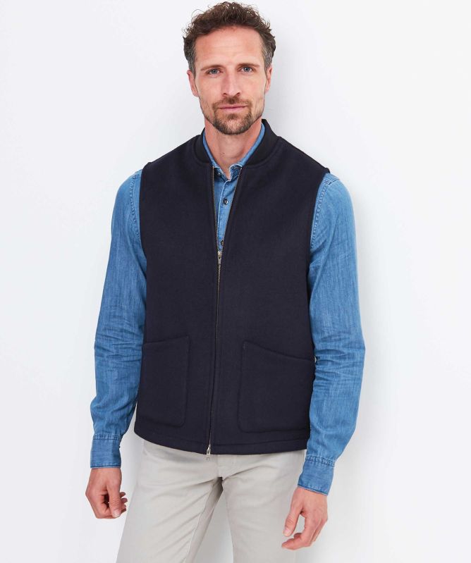 Burrows and Hare Wool Gilet
