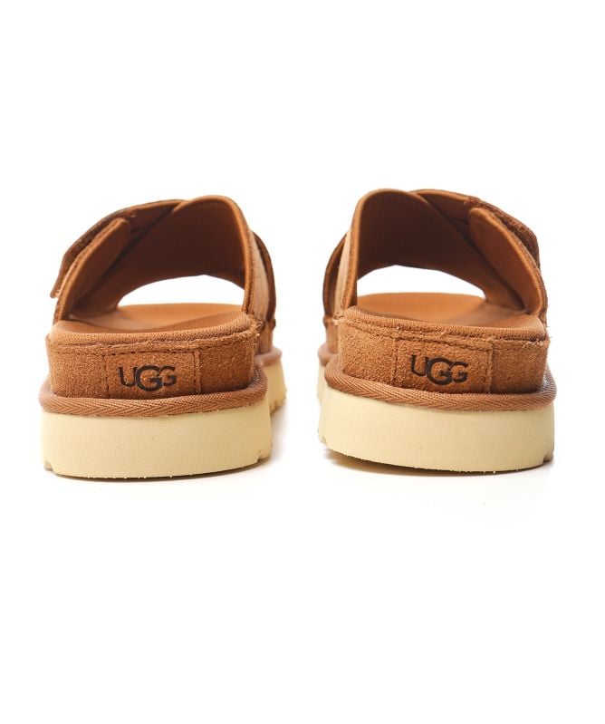 UGG Suede Goldenstar Cross Slides
