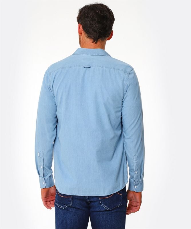 Edmmond Studios Regular Fit Denim Duck Shirt