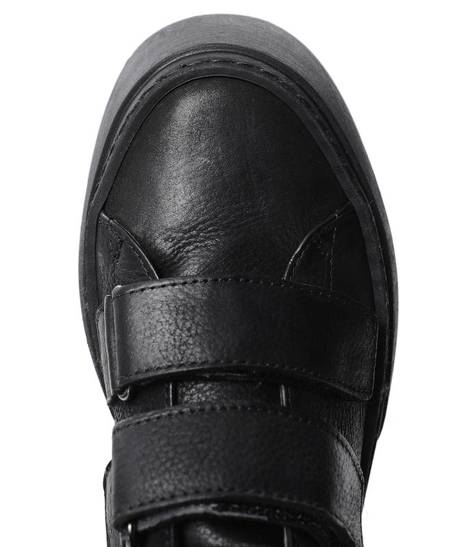 Lofina Velcro Strap Ankle Boots