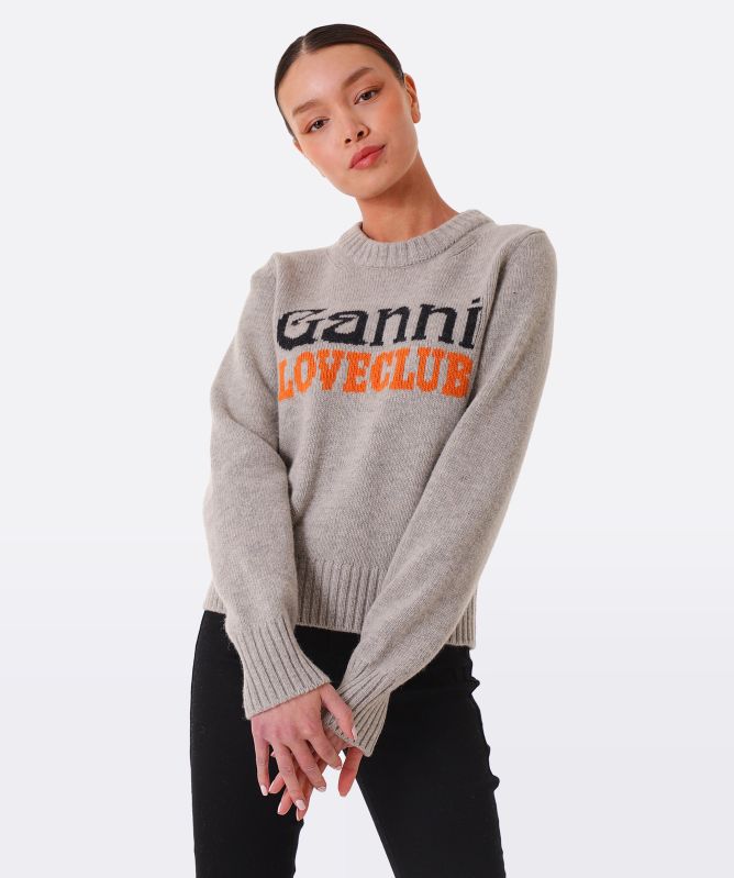 GANNI Loveclub Intarsia Jumper