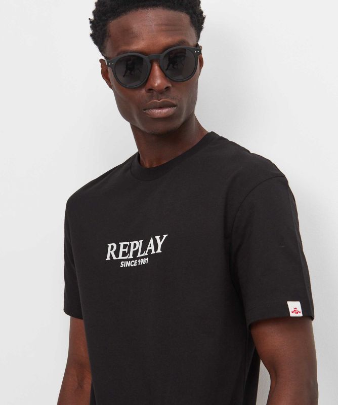 Replay Relaxed Fit Logo T-Shirt