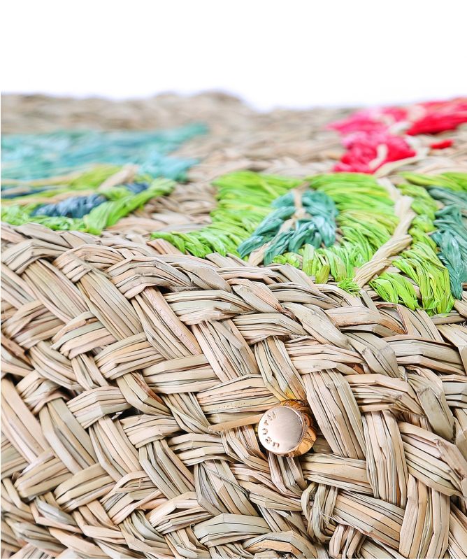 Uzurii Raffia Beach Bag