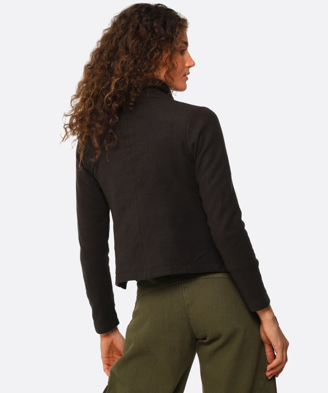 Lurdes Bergada Asymmetric Fleece Jacket
