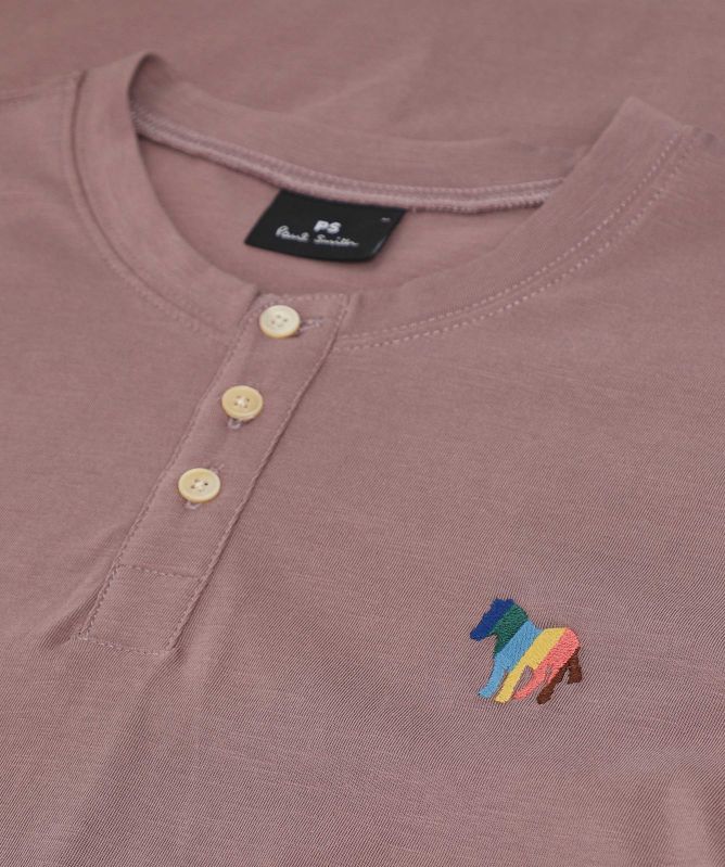 Paul Smith Zebra Henley T-Shirt