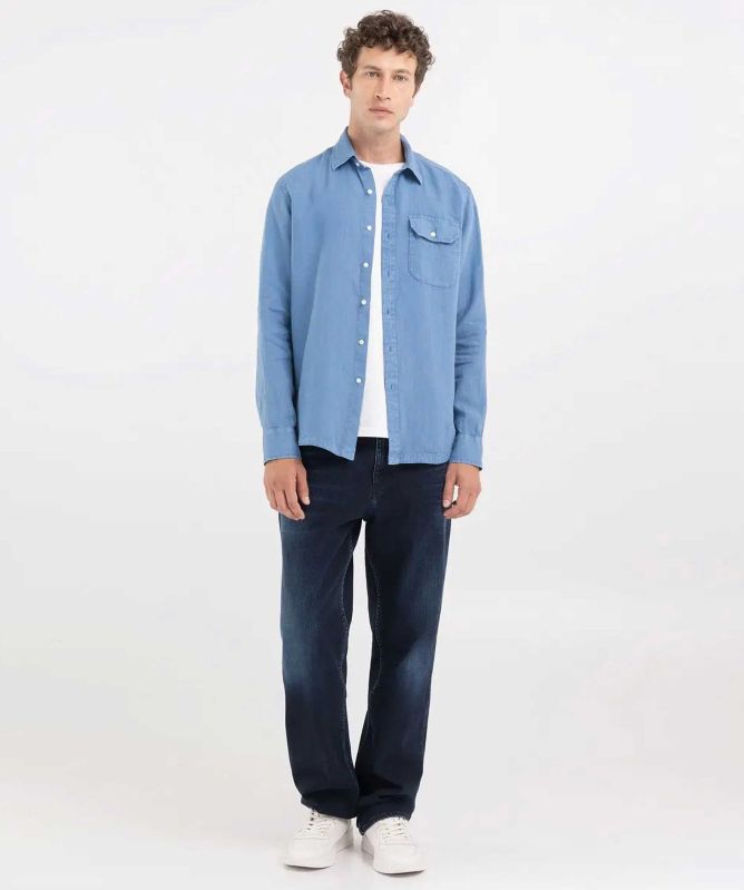 Replay Linen Pocket Shirt
