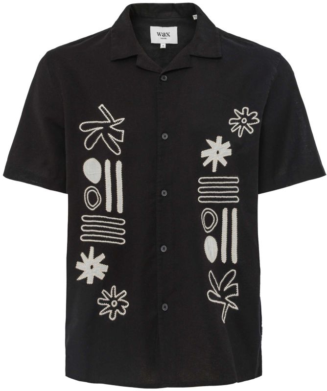 Wax London Abstract Applique Didcot Shirt