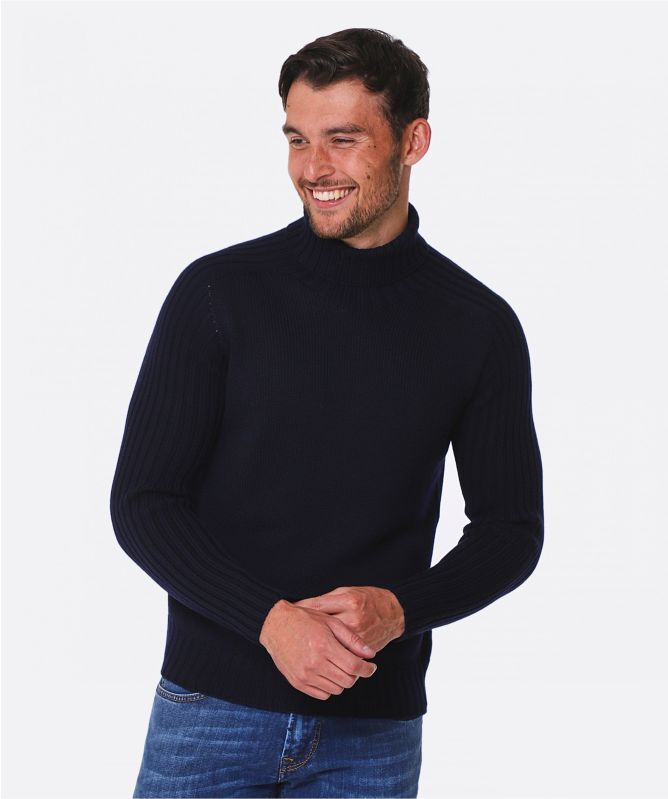 Gran Sasso Virgin Wool Roll Neck Sweater