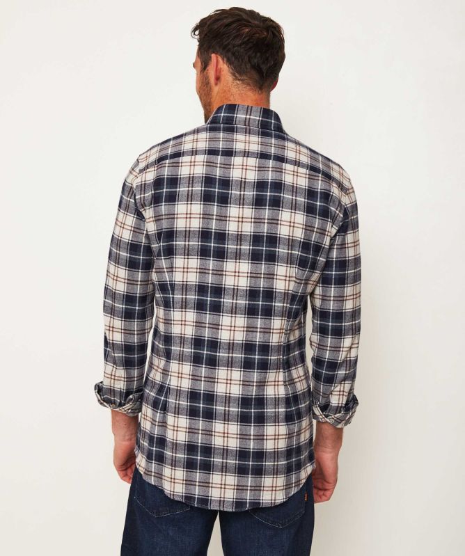 Stenstroms Slimline Flannel Check Shirt