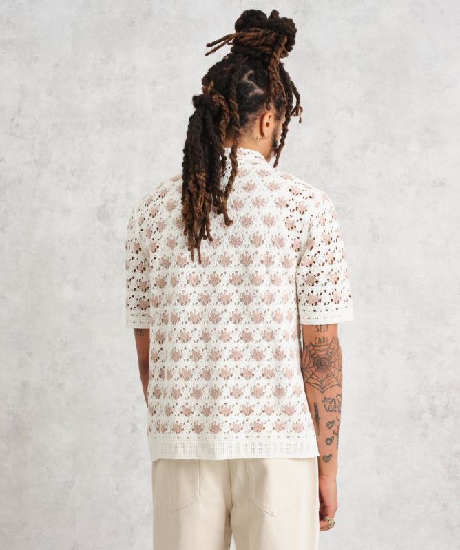 Wax London Splash Crochet Porto Shirt