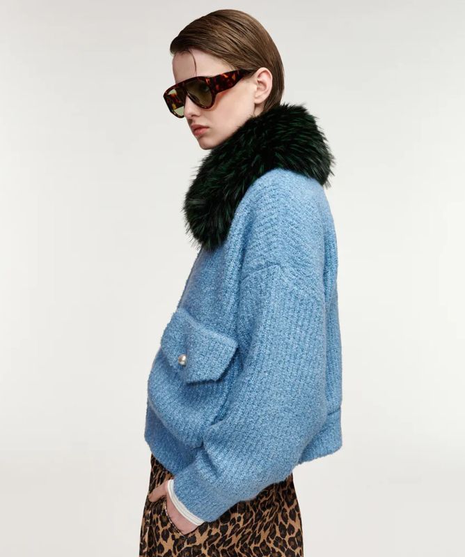 Essentiel Antwerp Kanada Bouclé Bomber
