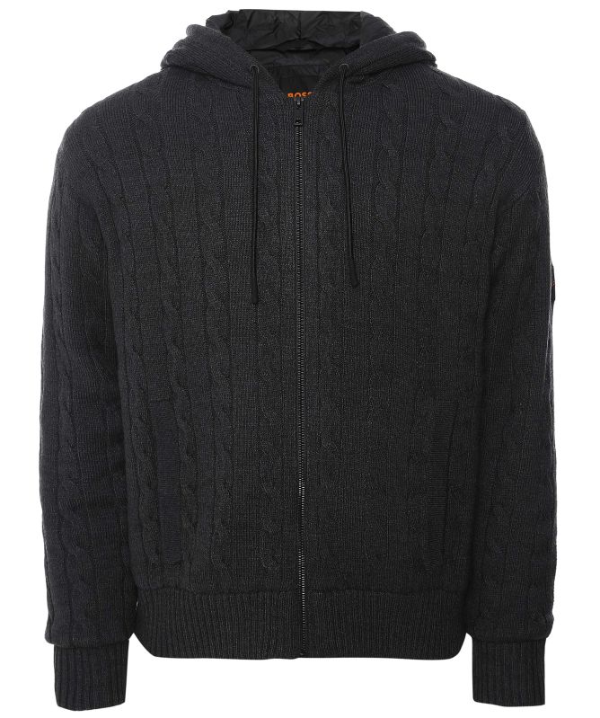 BOSS Cable Knit Kudable Hoodie