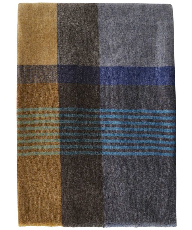 Stenstroms Wool Check Scarf