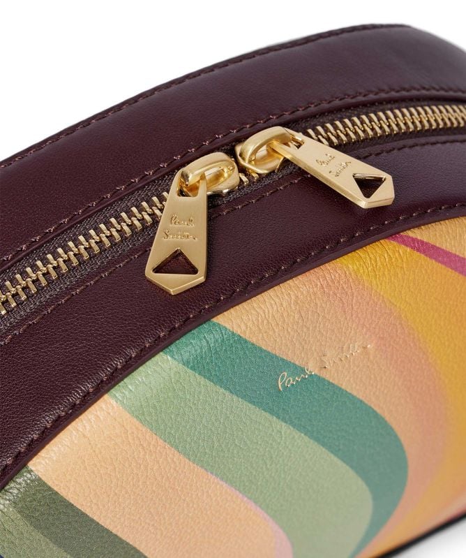 Paul Smith Dusky Swirl Leather Curved Camera Bag