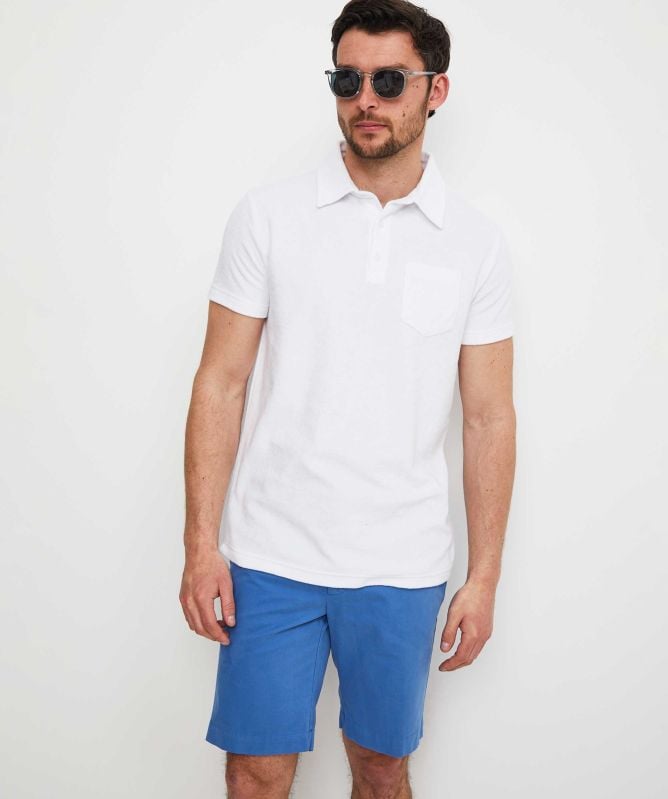 Thomas Maine Terry Jersey Polo Shirt